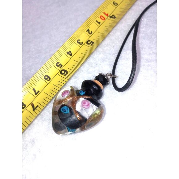 Heart Shaped Glass Potion Bottle Necklace - Picture 5 of 9